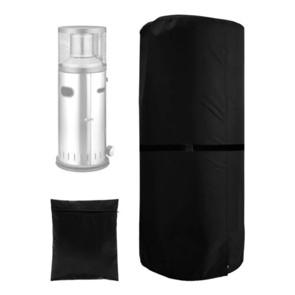 

Waterproof Outdoor Patio Heater Cover Protector Heavy Duty Garden Large Black Outside Furniture Protector All-Purpose Covers