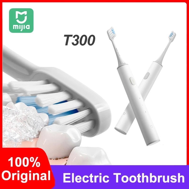 

Xiaomi Mijia T300 Sonic Electric Toothbrushes for Adults Kids Automatic Tooth Brush Teeth Cleaning With Soft-haired Brush Heads