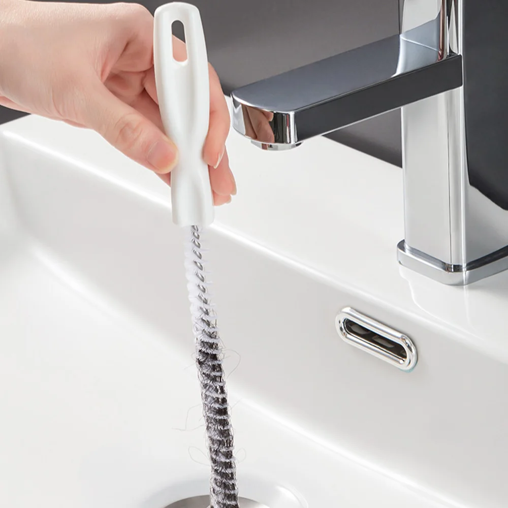 

45cm Sewer Cleaning Tool Flexible Drain Spring Pipe Dredging Tool Sink Drain Unclog Dredging Pipes Kitchen Bathroom Cleaning