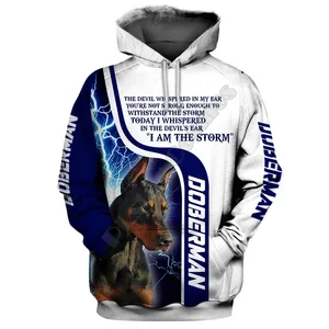 Толстовки Doberman с 3D принтом, Забавный пуловер для мужчин и женщин, забавные свитшоты с животными, свитер, Прямая поставка 08