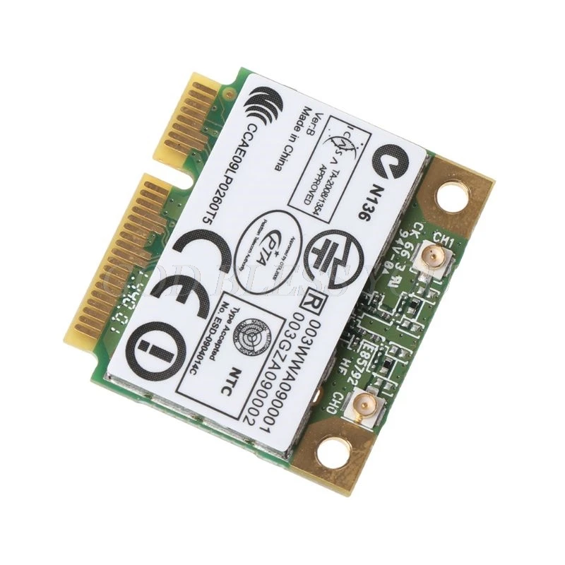 

For Atheros AR9287 AR5B97 Wireless Adapter 300Mbps Mini Half PCI-E Wifi Card Drop Shipping
