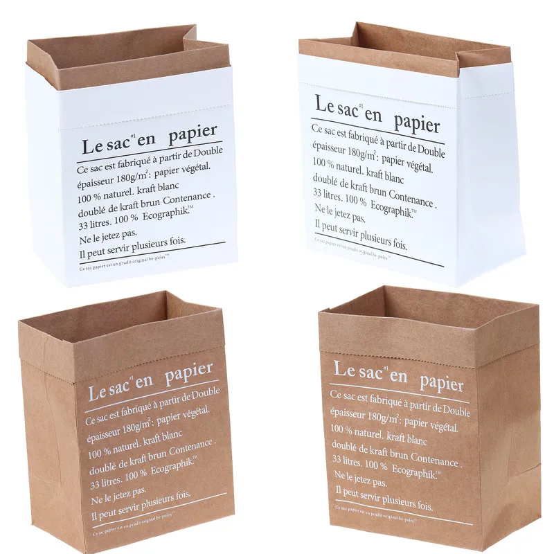 

Nordic Style Vase Mini Storage Kraft Paper Bag Home Flower Arrangement wedding floral main Sundries Dried Storage Bag Paper Bag