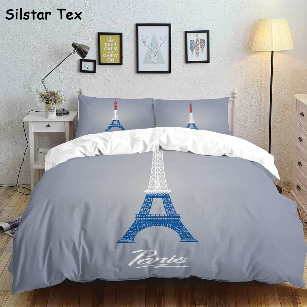 Пододеяльник с железной башней Silstar Tex Детский Комплект постельного белья из