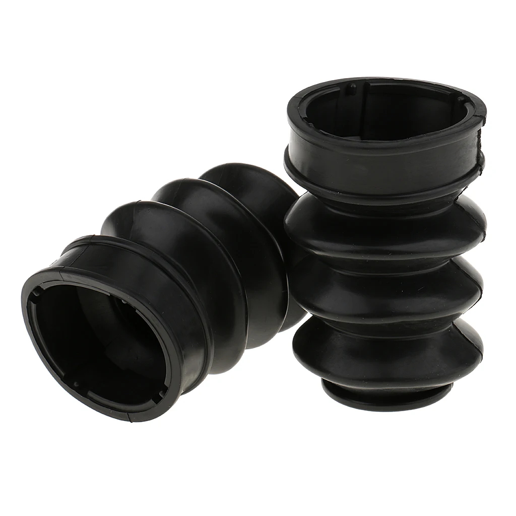 

Pair Motorcycle Front Tube Dust Covers Boots Guards for Harley Hierro XL883N Sportster 1200