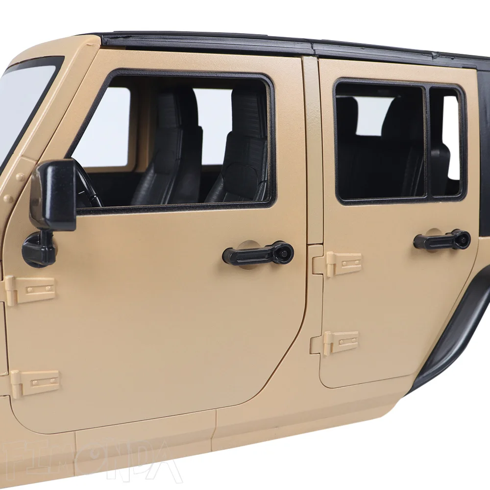RC 1/10 Jeep Wrangler JK Rubicon 4 комплект твердого корпуса для дверей колесная база 313 мм