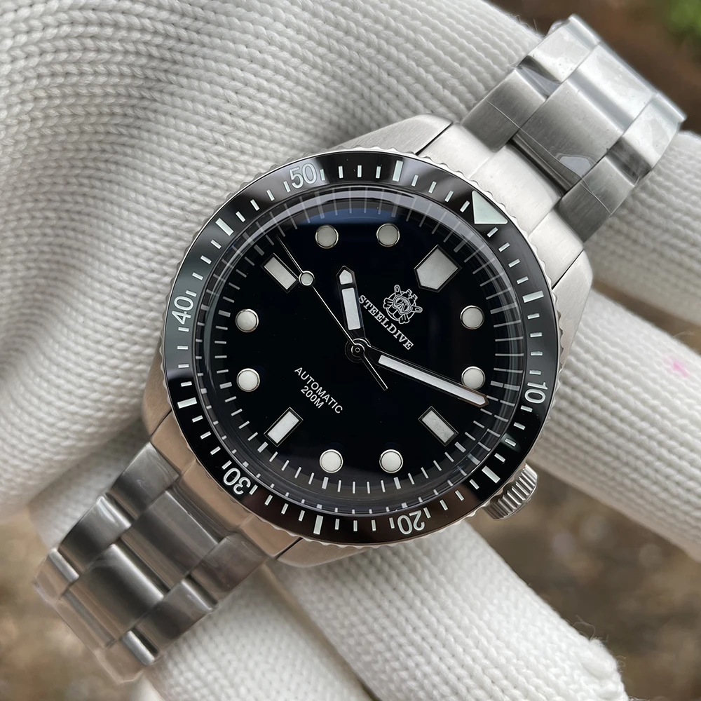 

STEELDIVE SD1965 Automatic Watch Strap 20mm Suit For Mechanical Watch Band 20mm 316L Solid Watch Bracelet 20mm Watches Straps