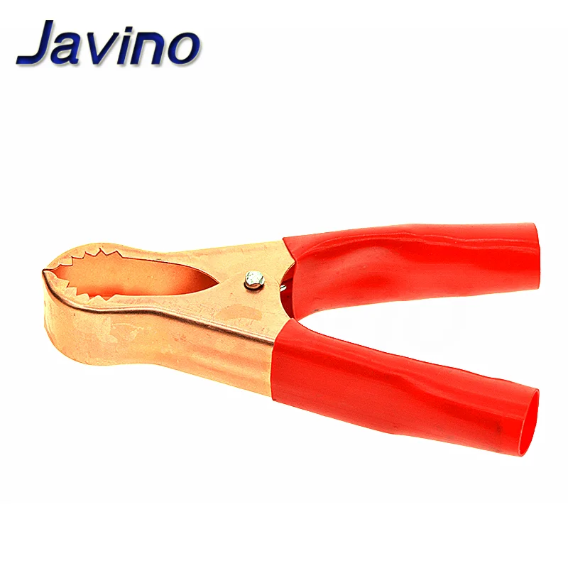 Alligator Clips Hot Car Battery Clamps Crocodile Clip 100A/50A Red Black Electrical connection battery terminals power test - Цвет: RED 50A