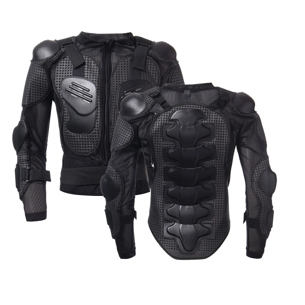 Men Full Body Motorcycle Jacket Armor Motocross Racing Protective Gear Motorbike Chest Elbow Back Shoulder Protector