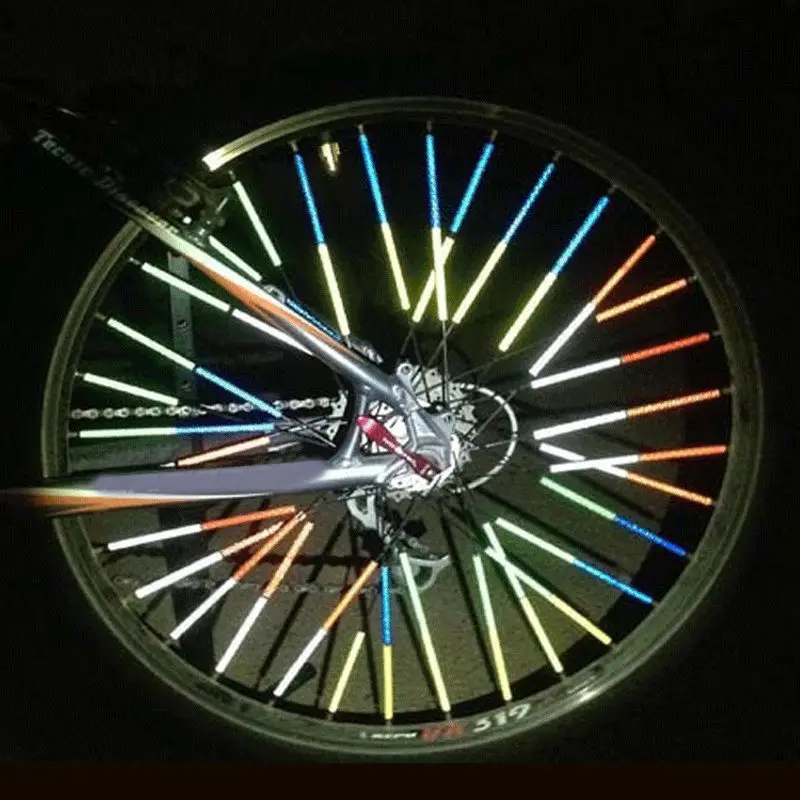 12 шт. велосипедный светильник обод колеса спиц зажим пробки безопасности