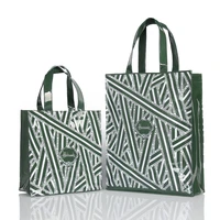 luxury pvc handbag durable waterproof women tote shopping bag reusable eco friendly london shopper bag shoulder bag handbag