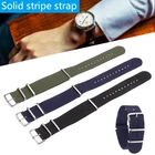 Ремешок для часов, тканевый, с пряжкой из сплава, 18 мм, 20 мм, 22 мм, военная армейская нейлоновая