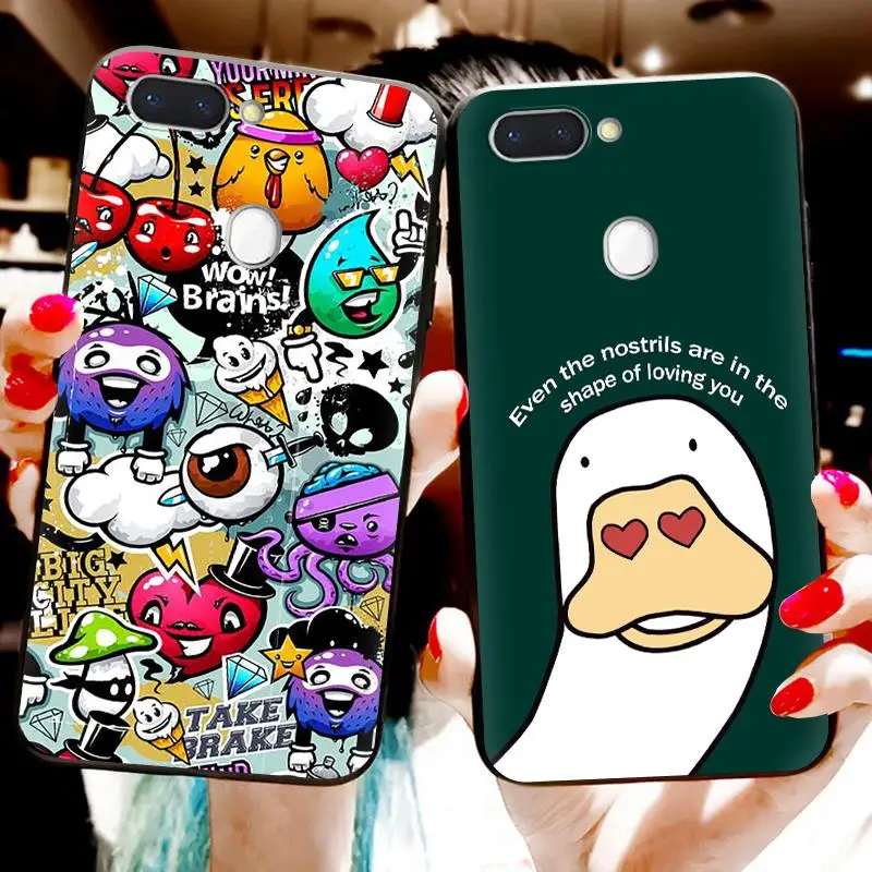 Мужской силиконовый чехол для телефона OPPO R15 зеркальная задняя крышка модная