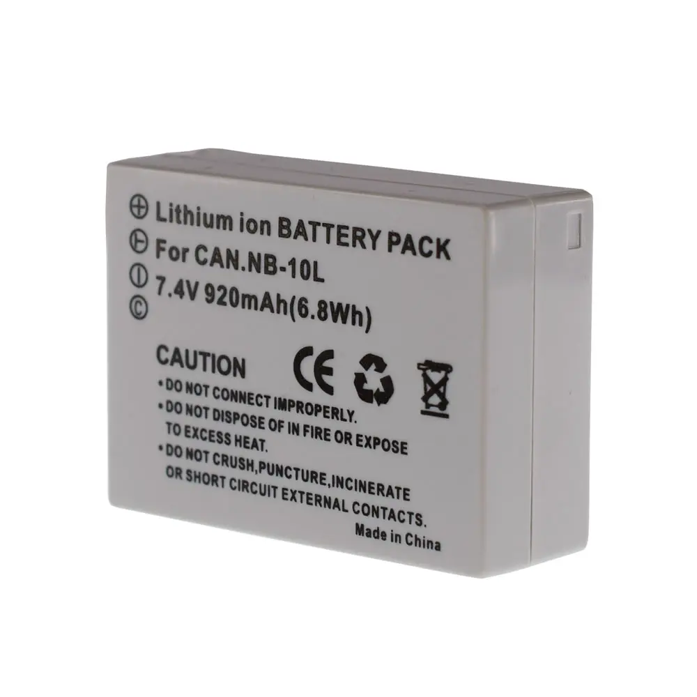 2x NB-10L Батарея + Зарядное устройство зум-объектив для Canon Powershot SX40 SX50 SX60 HS G1 G3 X G16 |