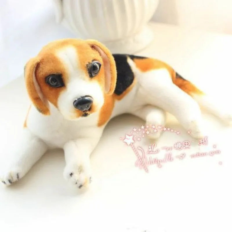 

60cm Plush Lovely Simulaiton Beagle Dog Soft Toys Lying Beagle Dog Doll Gift Cute Plush Christmas Toys for Children