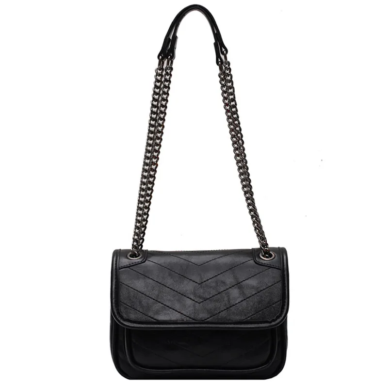 

PU PU Leather Small Designer Vintage Leather Crossbody Bags for Women 2021 Elegant Shoulder Handbags Branded Hand Bag