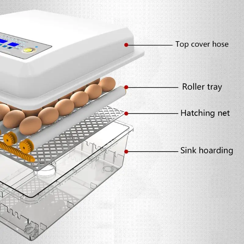 

220V Eggs Incubator Brooder Birds Quail Chick Hatchery Poultry Hatcher Turner Dropshipping