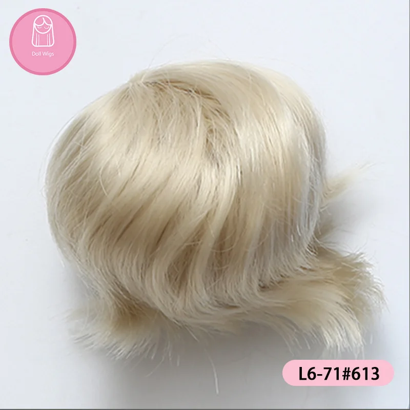 Парик для куклы BJD L8# Размер 4,5-6 дюймов 1/8 высокотемпературный натуральный парик короткие волосы bjd sd куклы парики в красоту