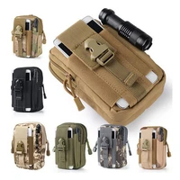 tactical molle edc pouch compact 1000d multipurpose utility gadget belt waist bag with cell phone holster