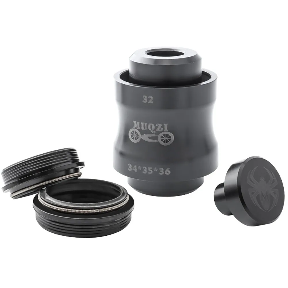 

MTB Bike Bicycle Front Fork Dust Seal Installation Tool For 32 34 35 36mm Pipe Durable Aluminum Alloy Bikes Accessories Parts