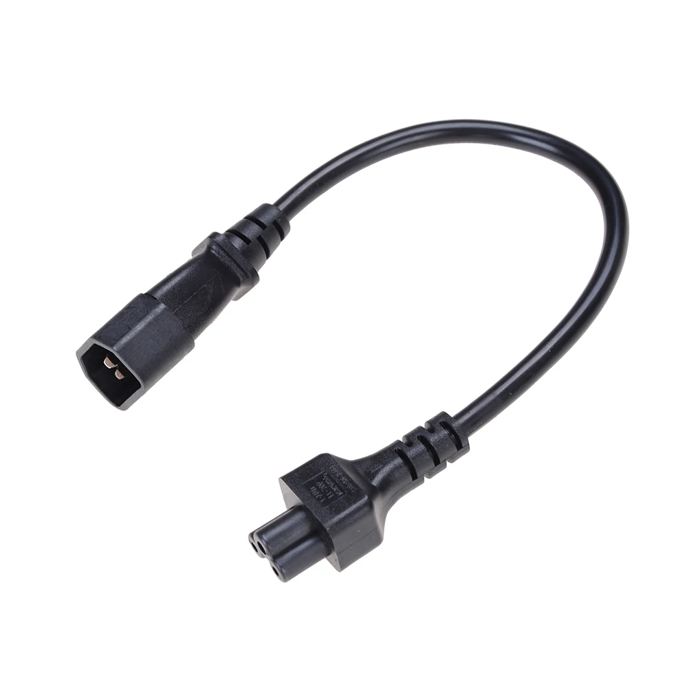 HUXUAN 20 см IEC 320 C14 штекер для C5 Женский Кабель адаптер 3 Pin Micky PDU UPS шнур