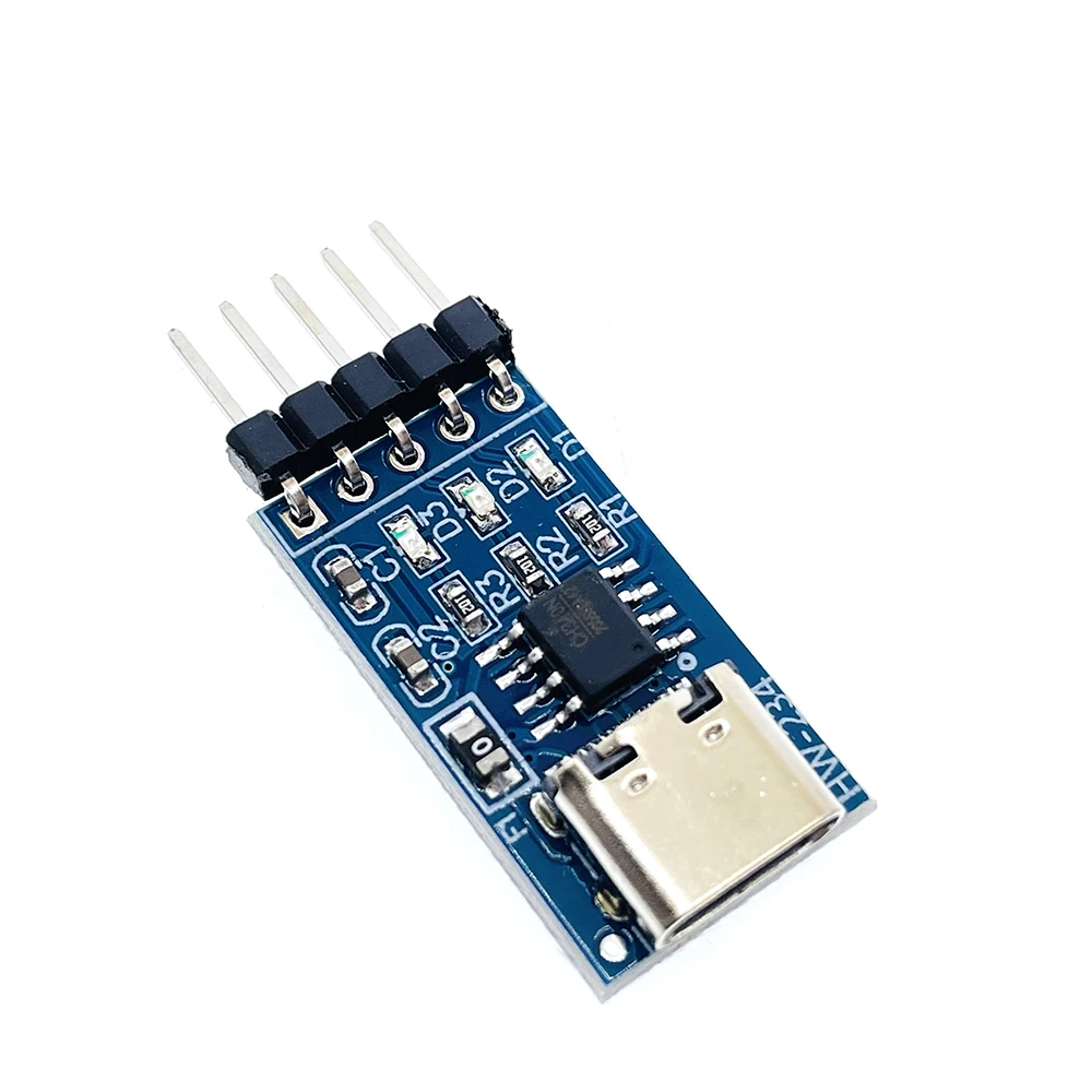 TYPE-C USB-TTL последовательный порт CH340N модуль CH340 DC 5 В/3 3 В Обновление MCU загрузка