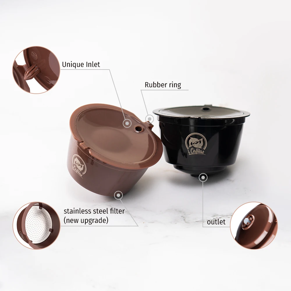Капсула ICafilas многоразовая из нержавеющей стали для кофе-машины Dolce Gusto | Дом и сад