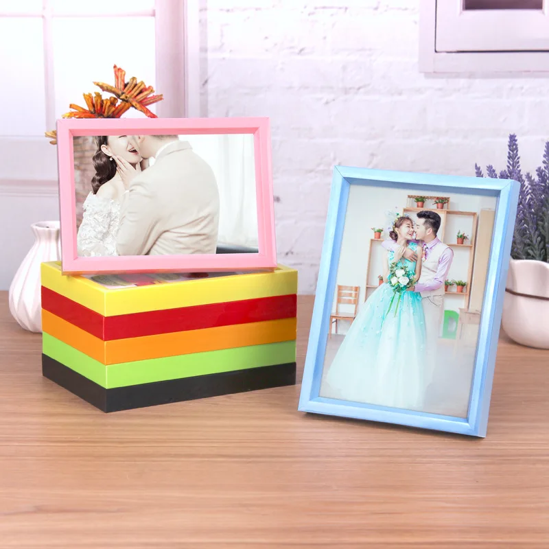

Creative combination PVC photo frame 7 inch 8 inch 10 inch photo frame wholesale plastic photo wall