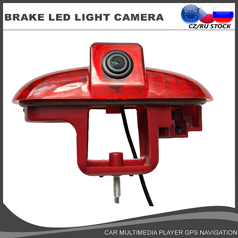 Car LED Brake Light Camera For Opel Combo Renault Trafic Vauxhall Vivaro Nissan Primastar Auto Rear View Parking Reverse Camera