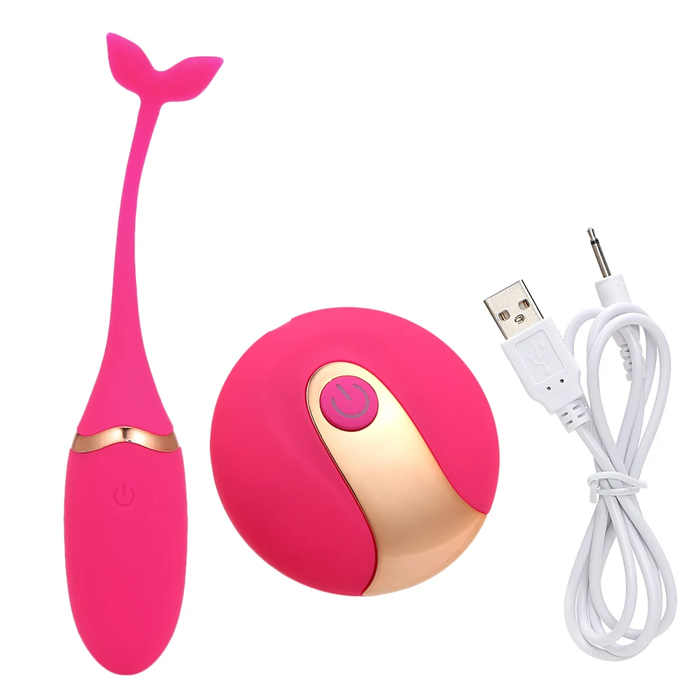 Перезаряжаемый вибрирующий вибратор для яиц с дистанционным управлением Tele control