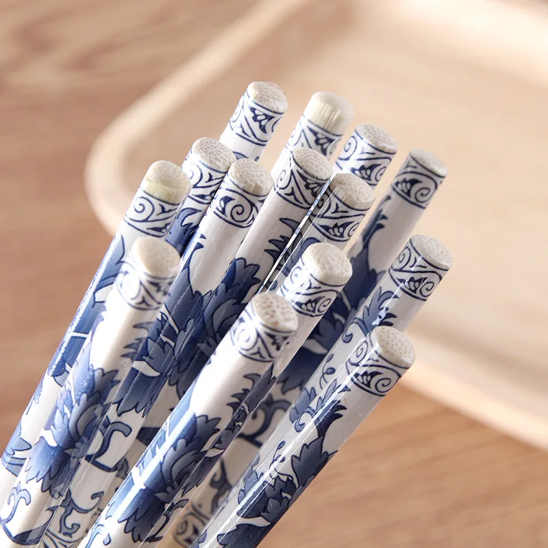 100 пар палочки для еды китайские Классические бамбуковые кухонный ресторан