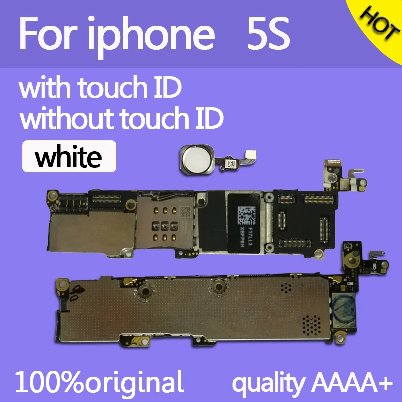 16 Гб/32 ГБ/64 ГБ для iphone 5s материнская плата без/с сенсорным ID 100% оригинал