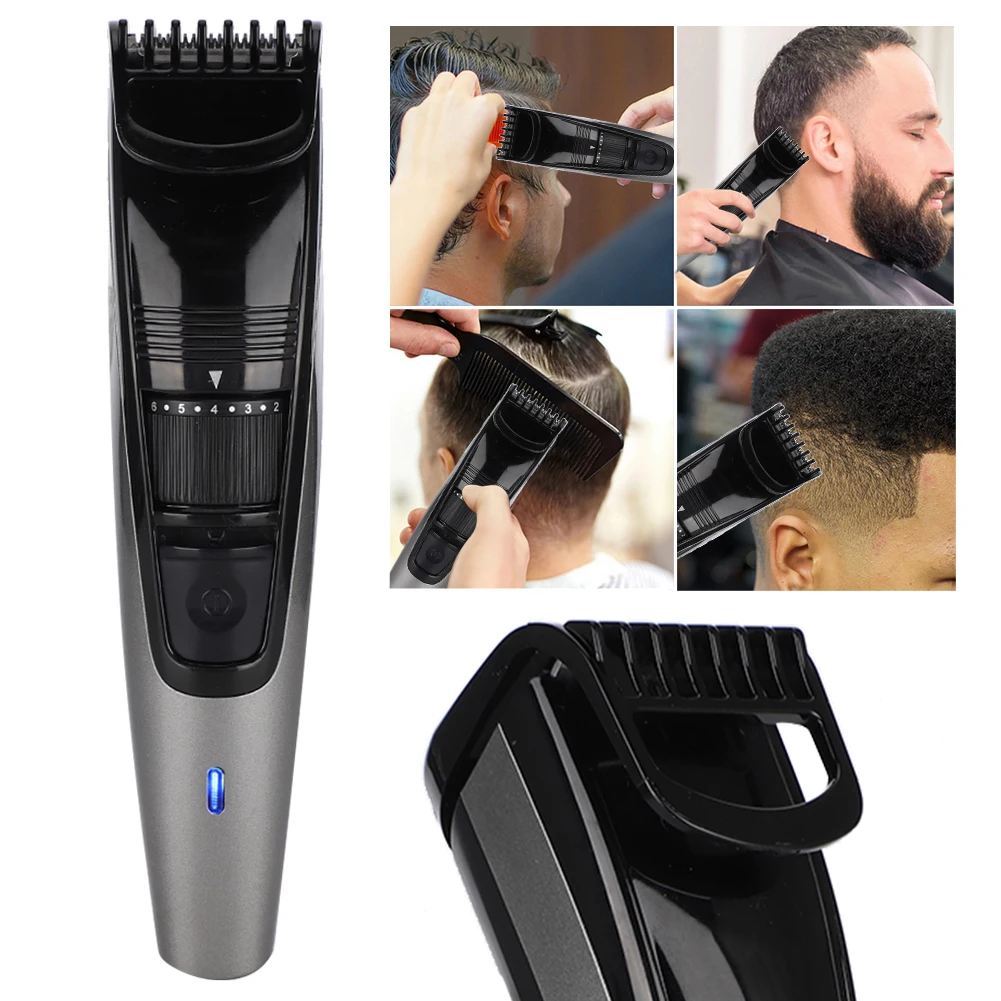 

Self-Service Electric USB Portable Hair Clipper Trimmer Hair Shaver Machine(Black )