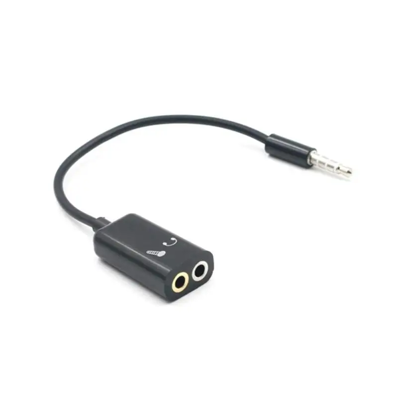 Аудиокабель для наушников Y Splitter Dual Audio Line 3 5 мм гарнитура Jack адаптер