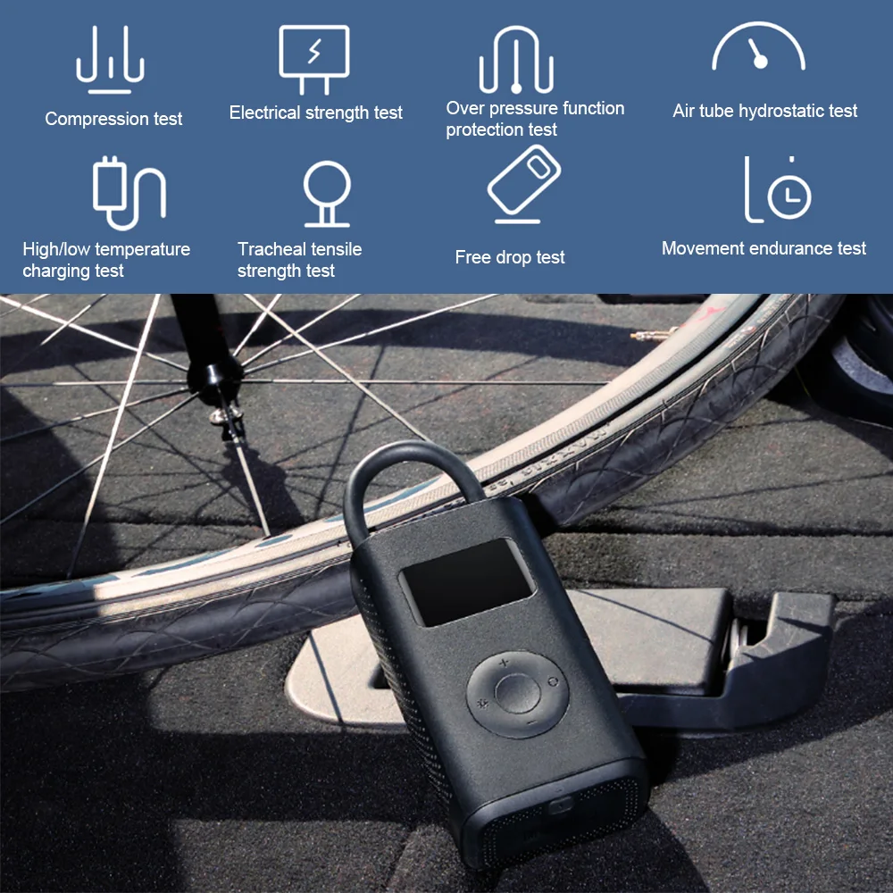 Оригинальный Портативный Смарт Цифровой датчик давления в шинах xiaomi Mijia