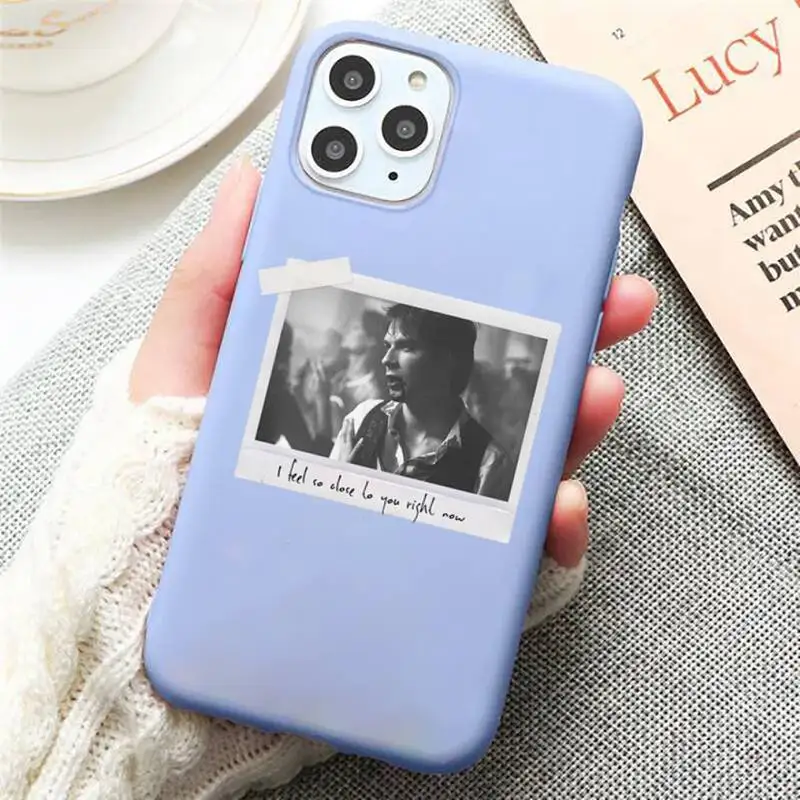 

The Vampire Diaries high quality Phone Case Candy Color for iPhone 6 7 8 11 12 s mini pro X XS XR MAX Plus