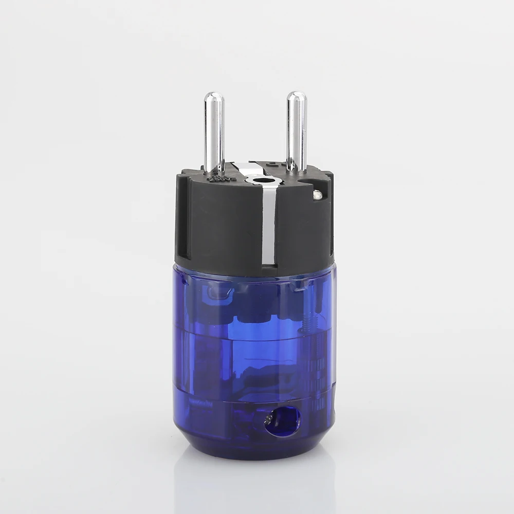 Штепсельная Вилка стандарта ЕС Schuko с родиевым покрытием 1 пара разъем IEC для Hi Fi