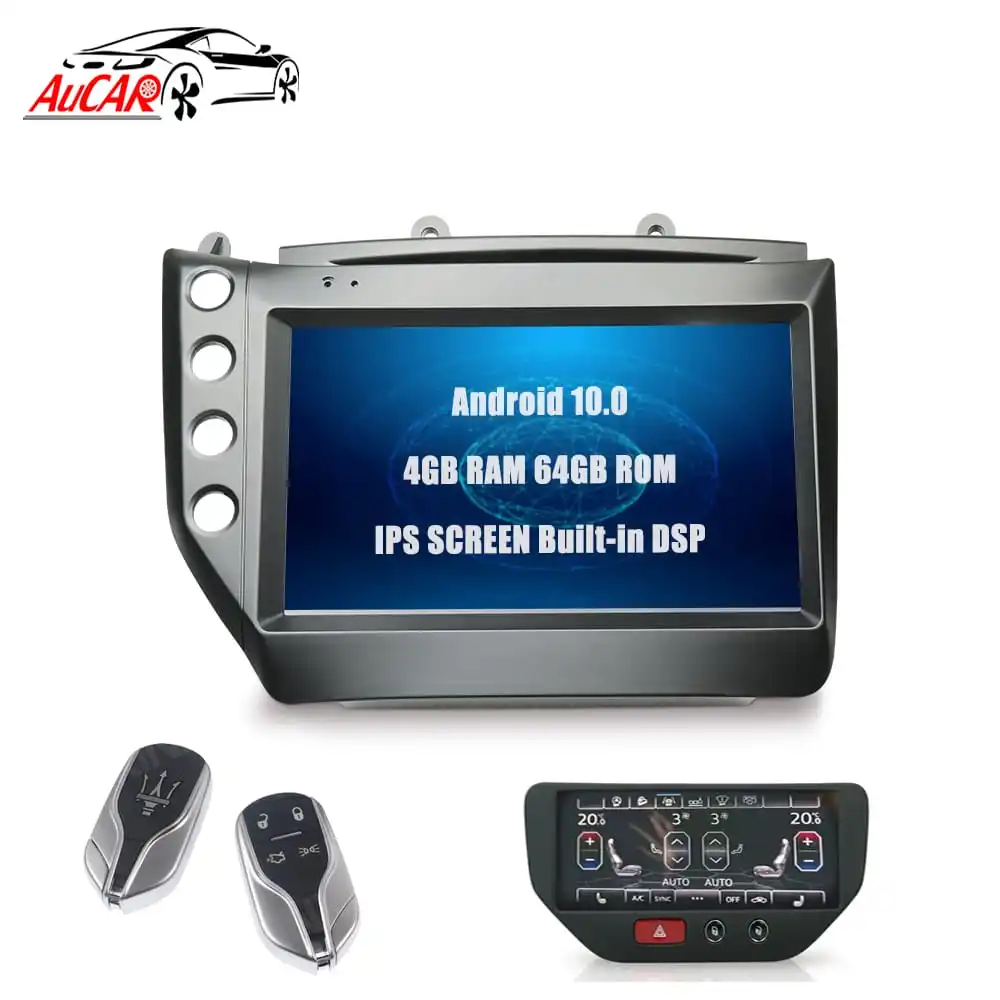 

AuCAR 9" Generation 2 Multimedia Player Car Radio Car Video GPS Navigation DSP Carplay For Maserati GT/GC Granturismo 2007-2019