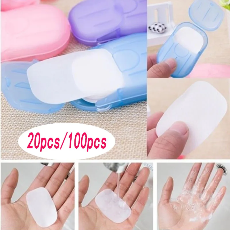 

Disposable soap film box soap paper portable hand washing film small soap film mini soap paper