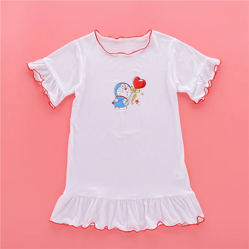 С новыми рисунками из мультфильмов детские рубашки Милая 2021 Летняя Детская