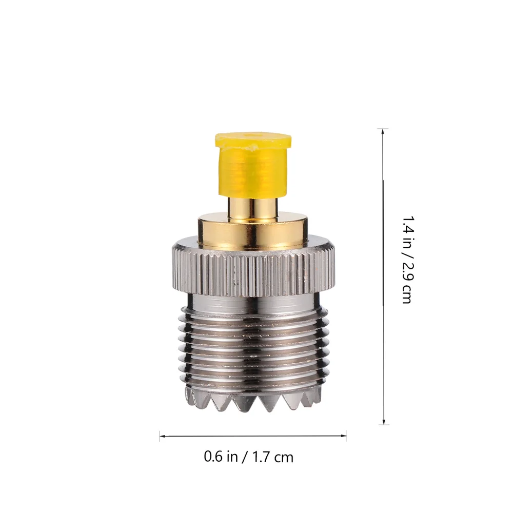 

3Pcs Interphone Coaxial Antenna Adapters SMA Female to Female Connectors