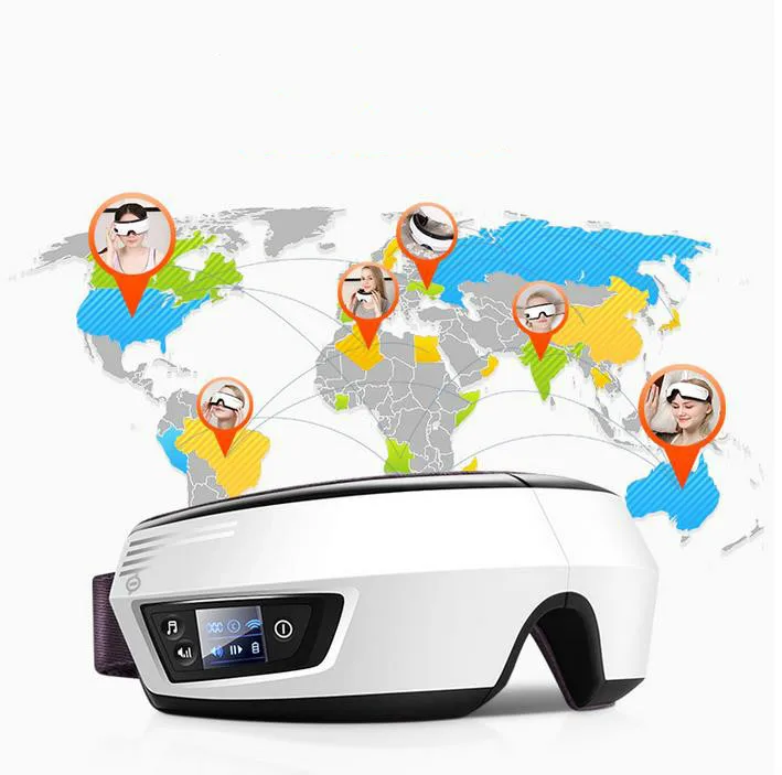 Электрический воздушный массажер для глаз с mp3 функциями. Беспроводная Вибрация