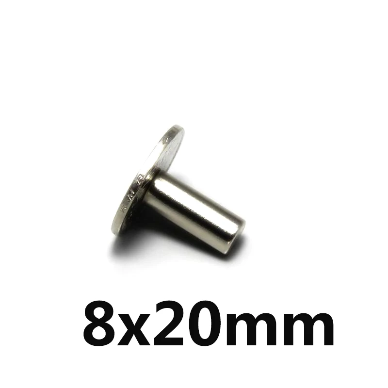 5/10/20 шт. 8x20 мм сверхмощный сильный магнит 8 x 20 толстый постоянный неодимовый