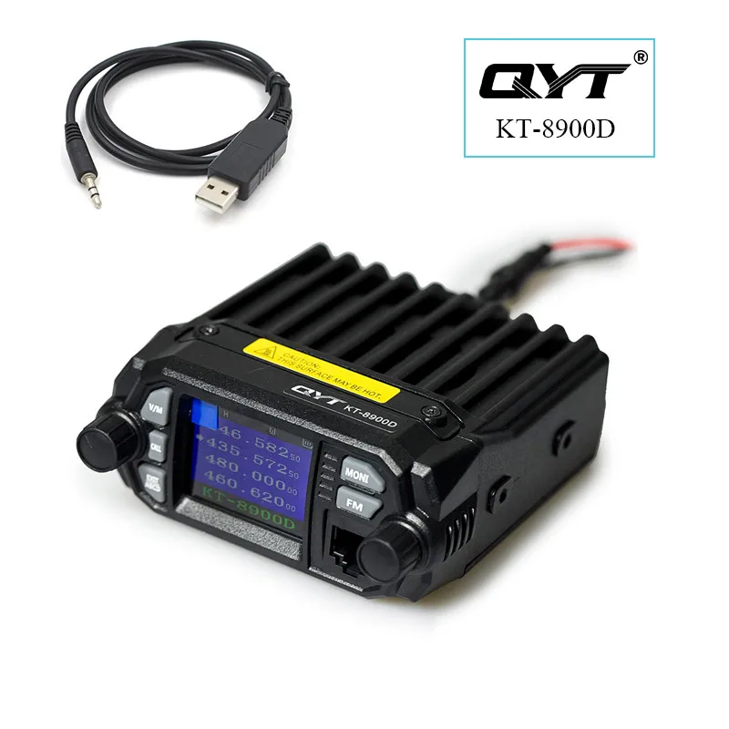 QYT KT 8900D Quad Band Мобильный трансивер двухдиапазонный ожидания VHF/UHF 136 174/400 480 МГц мини