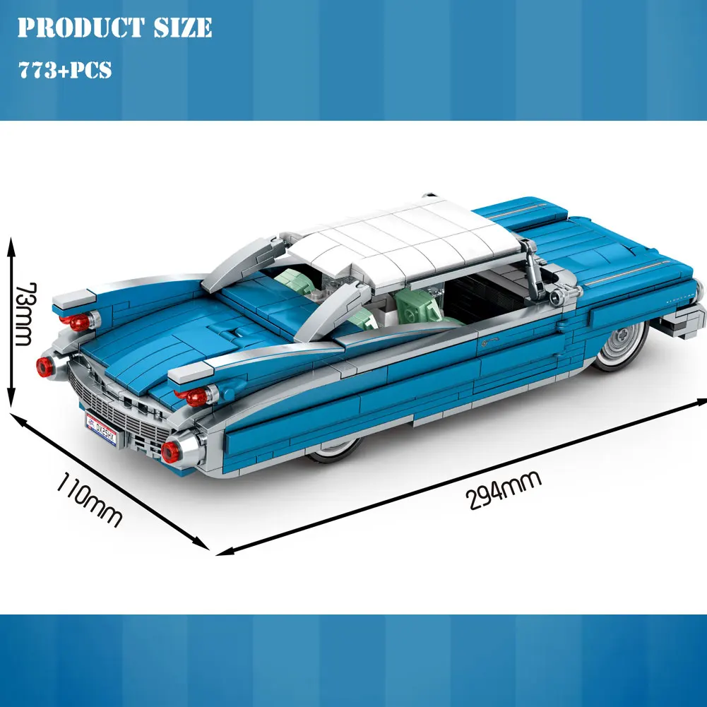 BZDA Antique Cars Buliding Blocks Retro Classic City Model Bricks Speed Champion Supercar Race Kds Toys | Игрушки и хобби