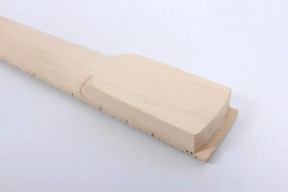 Полная зубчатая гитара Шея 24 Fret кленовый гриф Незаконченный фиксирующий