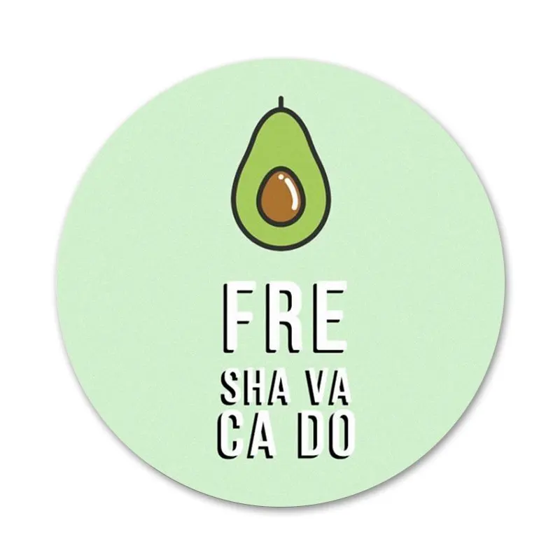 Милые Мультяшные фрукты авокадо значки сделай сам украшения броши металлические