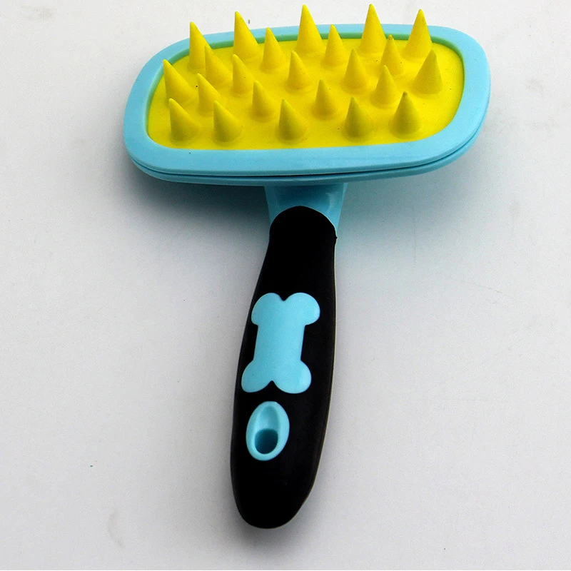 Силиконовая щетка расческа для мытья купания массажная пластиковая Расческа
