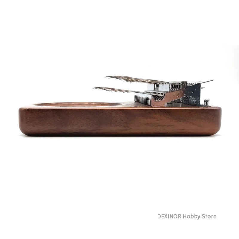 Seeds Kalimba 34 Key Double Layer Chromatic Thumb Piano Black walnut Keyboards Mbira Pisces Musical Instruments