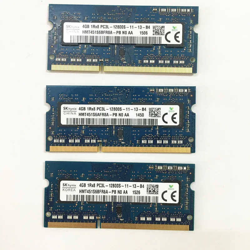 SK hynix DDR3 RAMS 4GB 1Rx8 PC3L 12800S 11 1600MHz 1 35 V память для ноутбука ddr3 4gb 1600MHz|Оперативная память|
