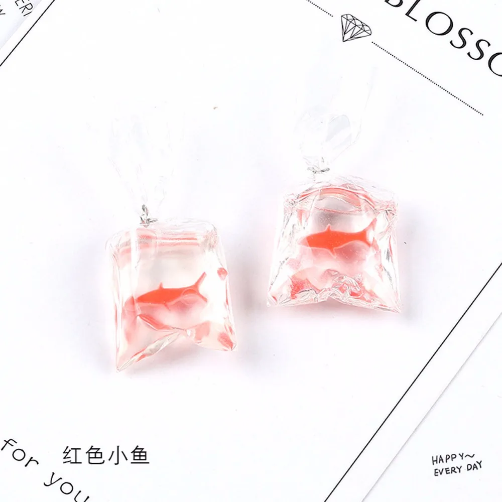 Серьги-подвески женские без крючка в форме рыбы кои | Украшения и аксессуары